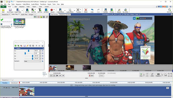 Top Windows Movie Maker Alternative for Windows 10 - VideoPad Video Editor