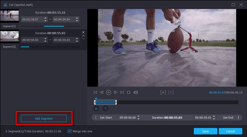Cut VOB video on Windows 10/11 with Vidmore Video Converter