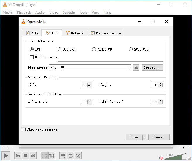 VLC DVD Player