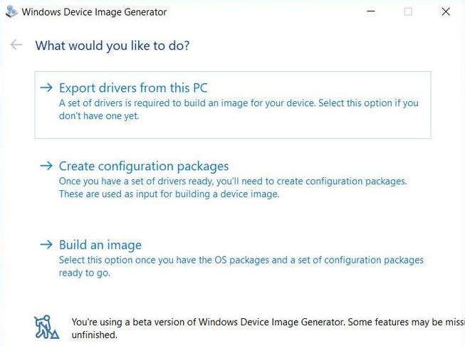 Windows 10X Device Image Generator
