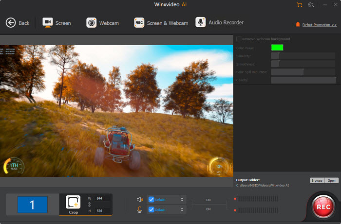 start screen recording now