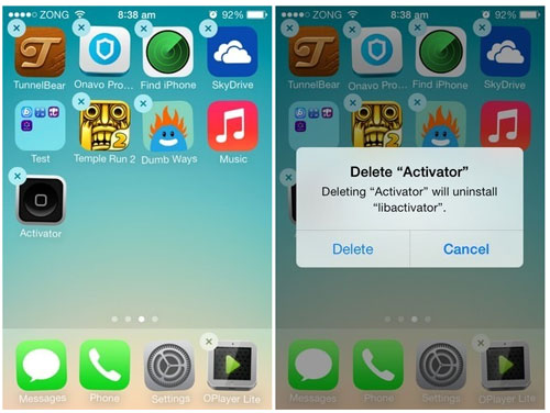 Uninstall apps that have access to your account