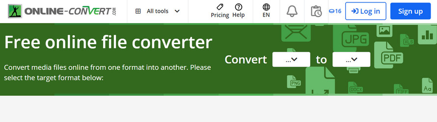 �I�����C���R���o�[�^�[�����FOnline-Convert.com