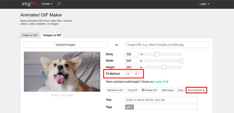 画像から高画質でGIF作成する方法