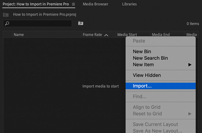 Premiere Pro no audio on timeline