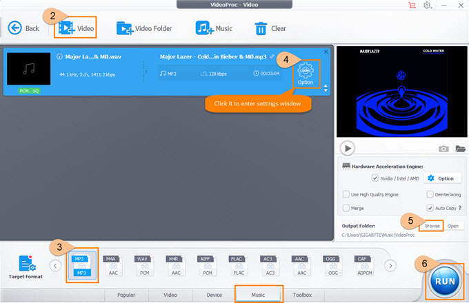 Convert WAV to MP3 on Windows 10