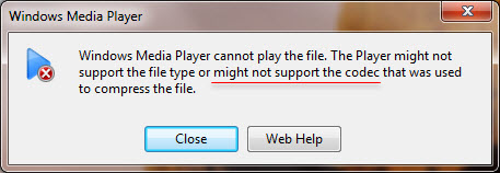windows 10 media player codecs missing