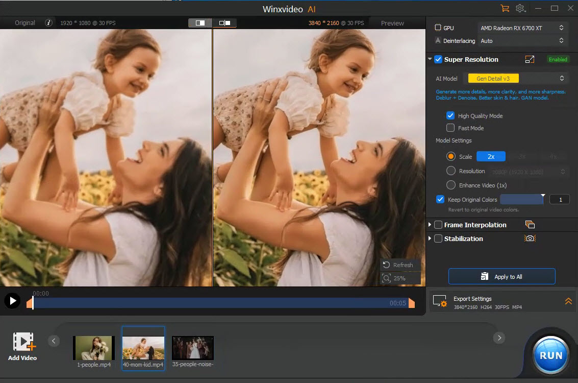 enhance video