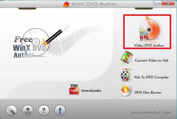 MP4をDVD-Videoに変換するフリーソフト WinX DVD Author